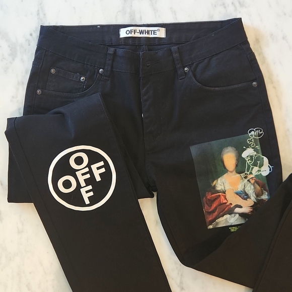 Off White/ Virgil Abloh Jeans - Picture 2 of 9